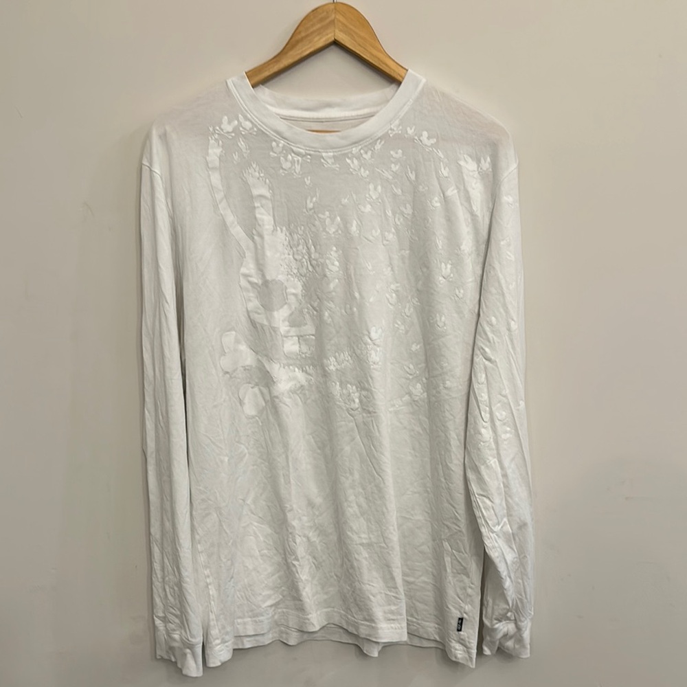 White Long Sleeve Men's Shirt